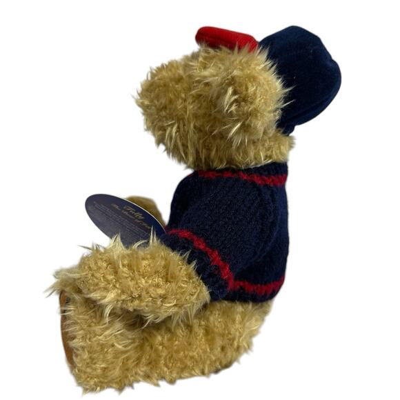 Brass Button Bear Premier Collection 1996 Tully The Bear of Joy Sweater and Cap - Picture 3 of 10